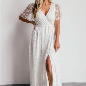 Baltic born marseille embossed maxi dress size small